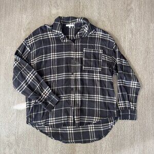 z supply plaid button up